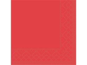 SERVIETTEN TISSUE  20 x 20 cm, UNI, rot - Scheitlin Papier SERVIETTEN TISSUE  20 x 20 cm, UNI, rot