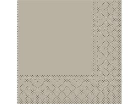 SERVIETTEN TISSUE  20 x 20 cm, UNI, beige-grey - Scheitlin Papier SERVIETTEN TISSUE  20 x 20 cm, UNI, beige-grey