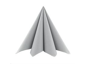 SERVIETTEN SOFTPOINT  40 x 40 cm, UNI, grau - Scheitlin Papier SERVIETTEN SOFTPOINT  40 x 40 cm, UNI, grau