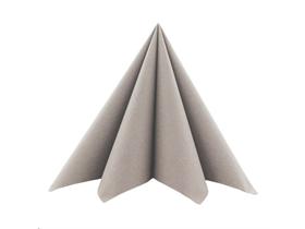 SERVIETTEN SOFTPOINT  40 x 40 cm, UNI, beige-grey - Scheitlin Papier SERVIETTEN SOFTPOINT  40 x 40 cm, UNI, beige-grey