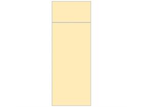 BESTECKSERVIETTEN SOFTPOINT  40 x 33 cm 1/8 Falz, UNI, creme