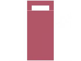 BESTECKTASCHE TISSUE  202 x 85 mm, UNI, bordeaux