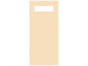 BESTECKTASCHE TISSUE  202 x 85 mm, UNI, creme