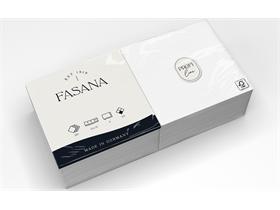 SERVIETTEN FASANA  33 x 33 cm, 2-lagig, 1/4 Falz, weiss - Scheitlin Papier SERVIETTEN FASANA  33 x 33 cm, 2-lagig, 1/4 Falz, weiss