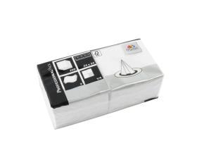 SERVIETTEN FASANA  24 x 24 cm, 3-lagig, 1/4 Falz, weiss - Scheitlin Papier SERVIETTEN FASANA  24 x 24 cm, 3-lagig, 1/4 Falz, weiss