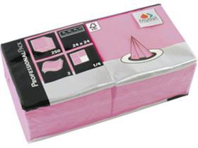 SERVIETTEN FASANA  24 x 24 cm, 3-lagig, 1/4 Falz, rosa - Scheitlin Papier SERVIETTEN FASANA  24 x 24 cm, 3-lagig, 1/4 Falz, rosa