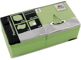 SERVIETTEN FASANA  24 x 24 cm, 3-lagig, 1/4 Falz, olivegrün - Scheitlin Papier SERVIETTEN FASANA  24 x 24 cm, 3-lagig, 1/4 Falz, olivegrün