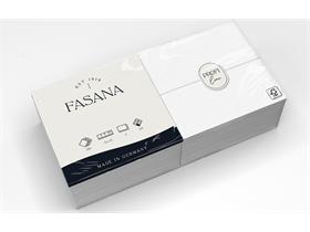 SERVIETTEN FASANA  33 x 33 cm, 2-lagig, 1/8 Falz, weiss - Scheitlin Papier SERVIETTEN FASANA  33 x 33 cm, 2-lagig, 1/8 Falz, weiss