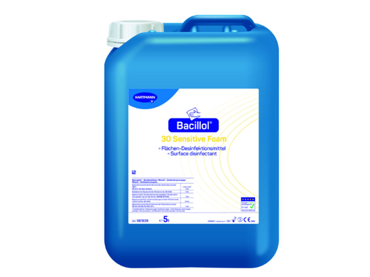 BACILLOL 30 SENSITIV Foam  Bacillol 30 Sensitiv Foam, 5 Liter
