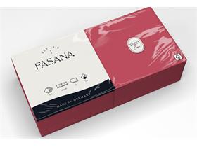 SERVIETTEN FASANA  40 x 40 cm, 2-lagig, 1/4 Falz, bordeaux - Scheitlin Papier SERVIETTEN FASANA  40 x 40 cm, 2-lagig, 1/4 Falz, bordeaux