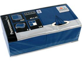SERVIETTEN FASANA  33 x 33 cm, 3-lagig, 1/4 Falz, royalblau - Scheitlin Papier SERVIETTEN FASANA  33 x 33 cm, 3-lagig, 1/4 Falz, royalblau