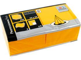 SERVIETTEN FASANA  33 x 33 cm, 3-lagig, 1/4 Falz,sonnengelb - Scheitlin Papier SERVIETTEN FASANA  33 x 33 cm, 3-lagig, 1/4 Falz,sonnengelb