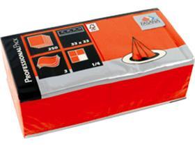 SERVIETTEN FASANA  33 x 33 cm, 3-lagig, 1/4 Falz, orange - Scheitlin Papier SERVIETTEN FASANA  33 x 33 cm, 3-lagig, 1/4 Falz, orange