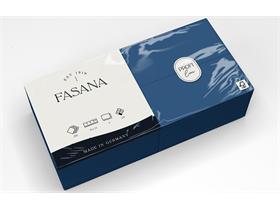 SERVIETTEN FASANA  33 x 33 cm, 2-lagig, 1/8 Falz, royalblau - Scheitlin Papier SERVIETTEN FASANA  33 x 33 cm, 2-lagig, 1/8 Falz, royalblau