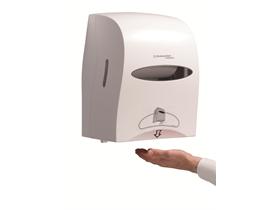 ROLLENHANDTUCHSPENDER  H 417 x B 318 x T 257 mm, weiss - Scheitlin Papier ROLLENHANDTUCHSPENDER  H 417 x B 318 x T 257 mm, weiss