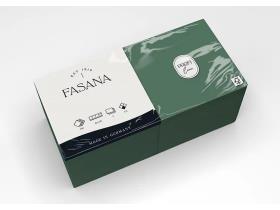 SERVIETTEN FASANA  40 x 40 cm, 3-lagig,1/4 Falz, tannengrün