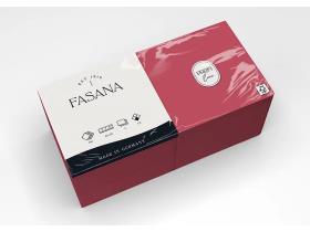 SERVIETTEN FASANA  40 x 40 cm, 3-lagig, 1/4 Falz, bordeaux