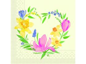 SERVIETTEN TISSUE  33 x 33 cm, 1/4 Falz, 3-lagig, Laura