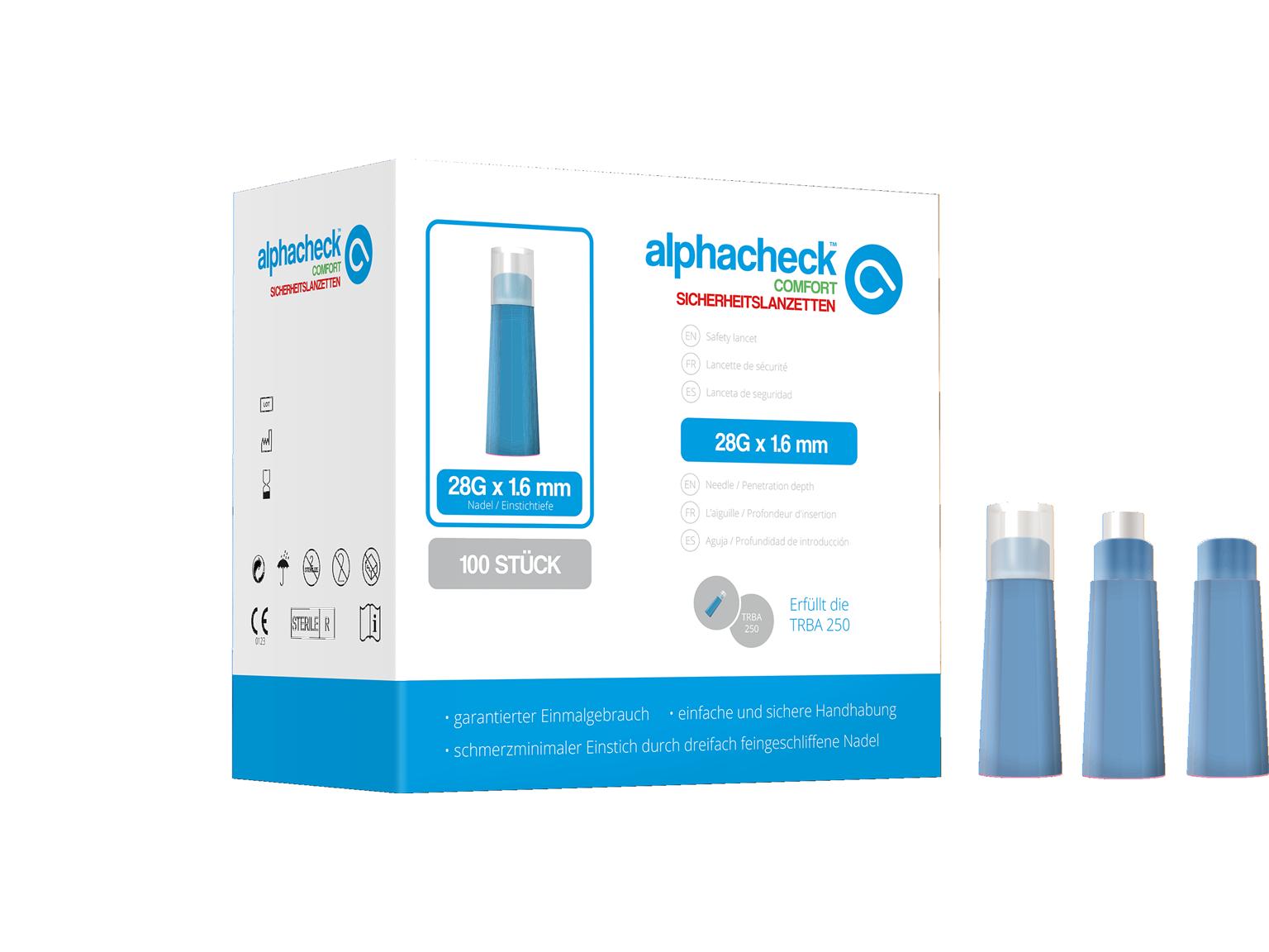 SICHERHEITSLANZETTEN  alphacheck professional Lanzette, 28 g