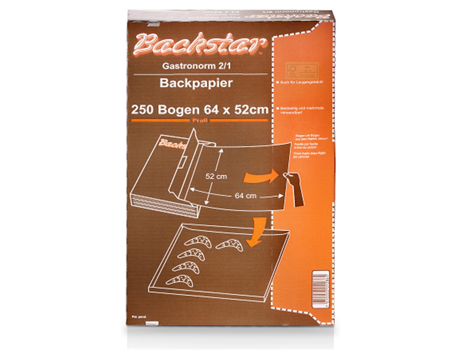 BACKTRENNPAPIER BACKSTAR  64 cm x 52 m, Backstar