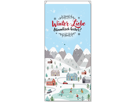 SEITENFALTENBEUTEL WINTER-LIEBE  20 x 7 x 42 cm, Grösse 4, "Winter-Liebe" - Scheitlin Papier SEITENFALTENBEUTEL WINTER-LIEBE  20 x 7 x 42 cm, Grösse 4, "Winter-Liebe"