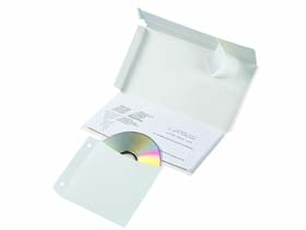 JEWELCASE-VERSAND COLOMPAC  CD-Brief, 215 x 125 x 3 mm o. Fenster