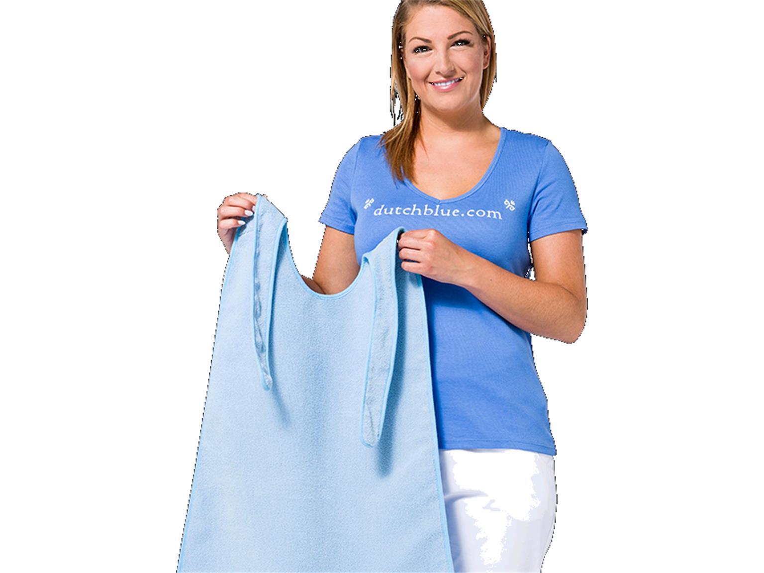SCHUTZSERVIETTEN DUTCHBLUE  WIBBIES EDAM, 54 x 70 cm, blau