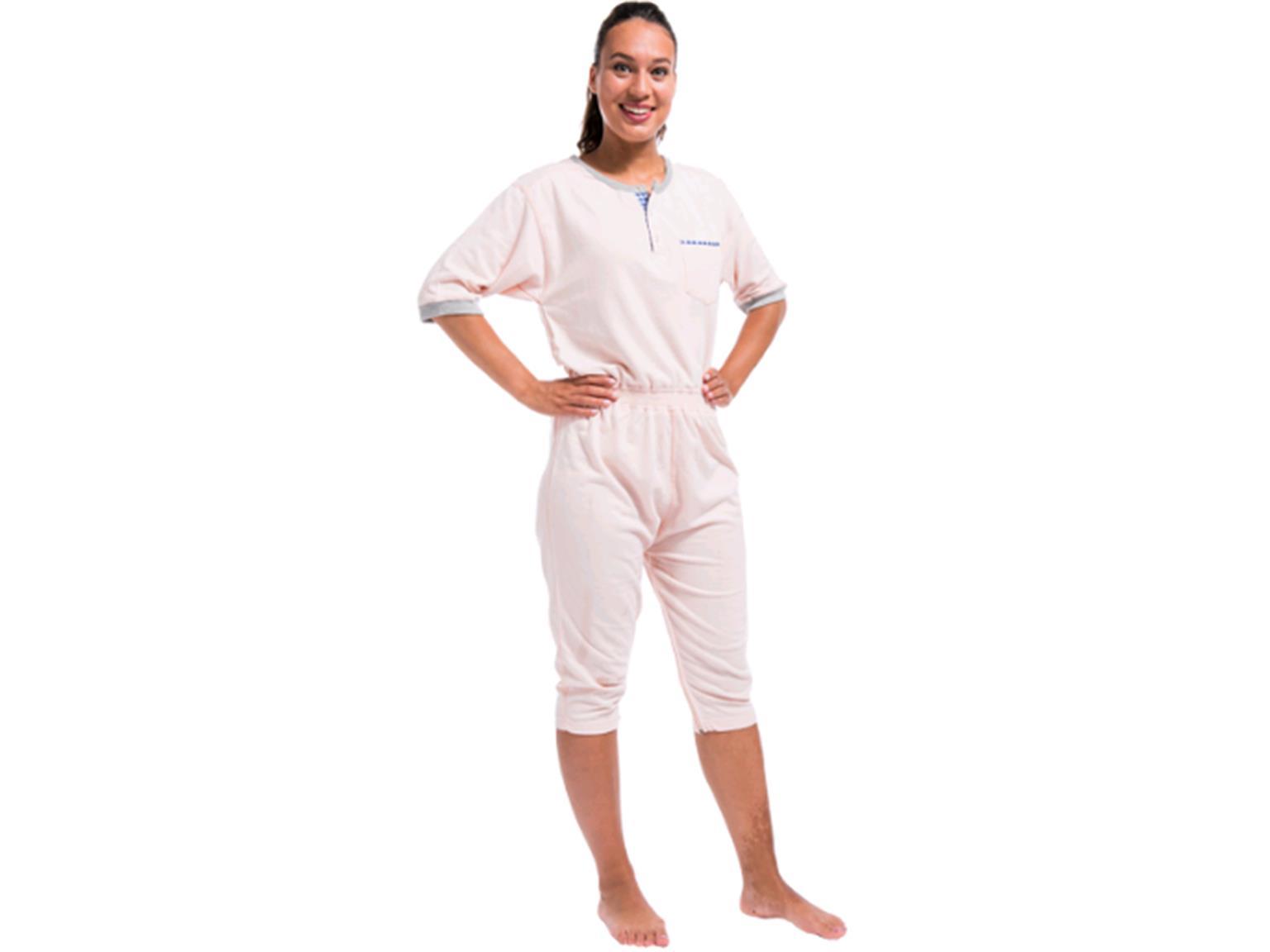 PATIENTENOVERALL KURZ DUTCHBLUE  NIGHTIES KURZ, Gr. L, rosa