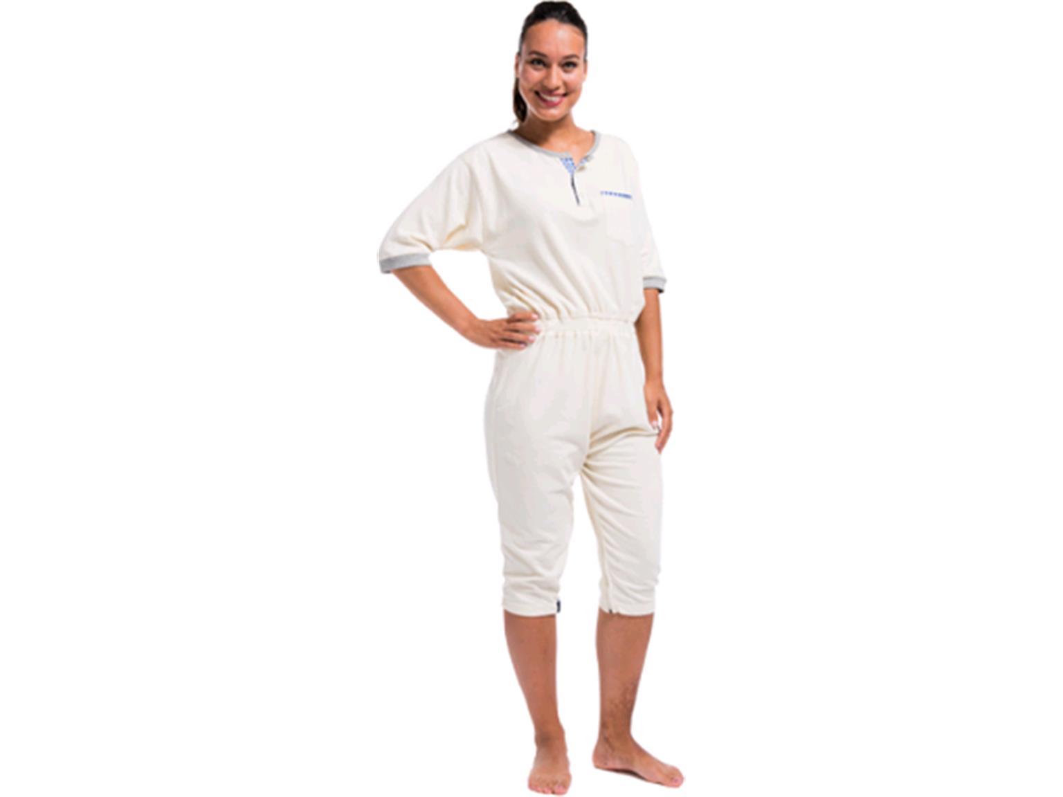 PATIENTENOVERALL KURZ DUTCHBLUE  NIGHTIES KURZ, Gr. M, gelb