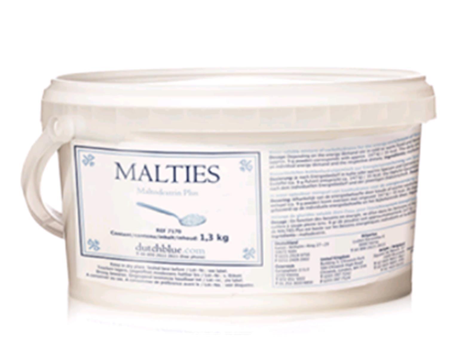 NAHRUNGSERGÄNZUNGSMITTEL  DUTCHBLUE  MALTIES, Maltodextrin Plus, 1.3kg