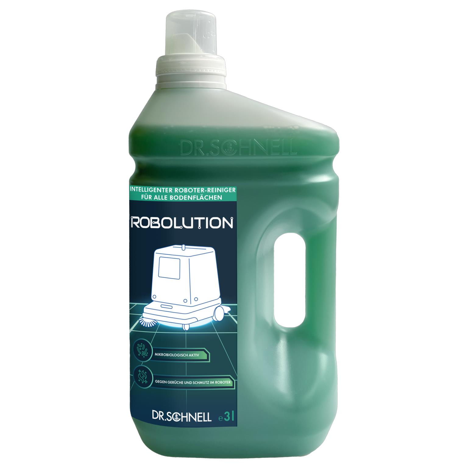 REINIGUNGSMITTEL DR.SCHNELL  Roboluiton 2 in 1, 3 Liter Flasche
