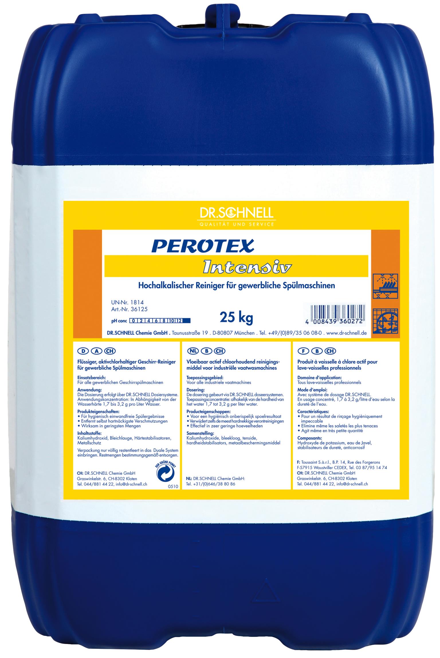 REINIGUNGSMITTEL DR.SCHNELL  Perotex Intensiv, 25 kg Bidon