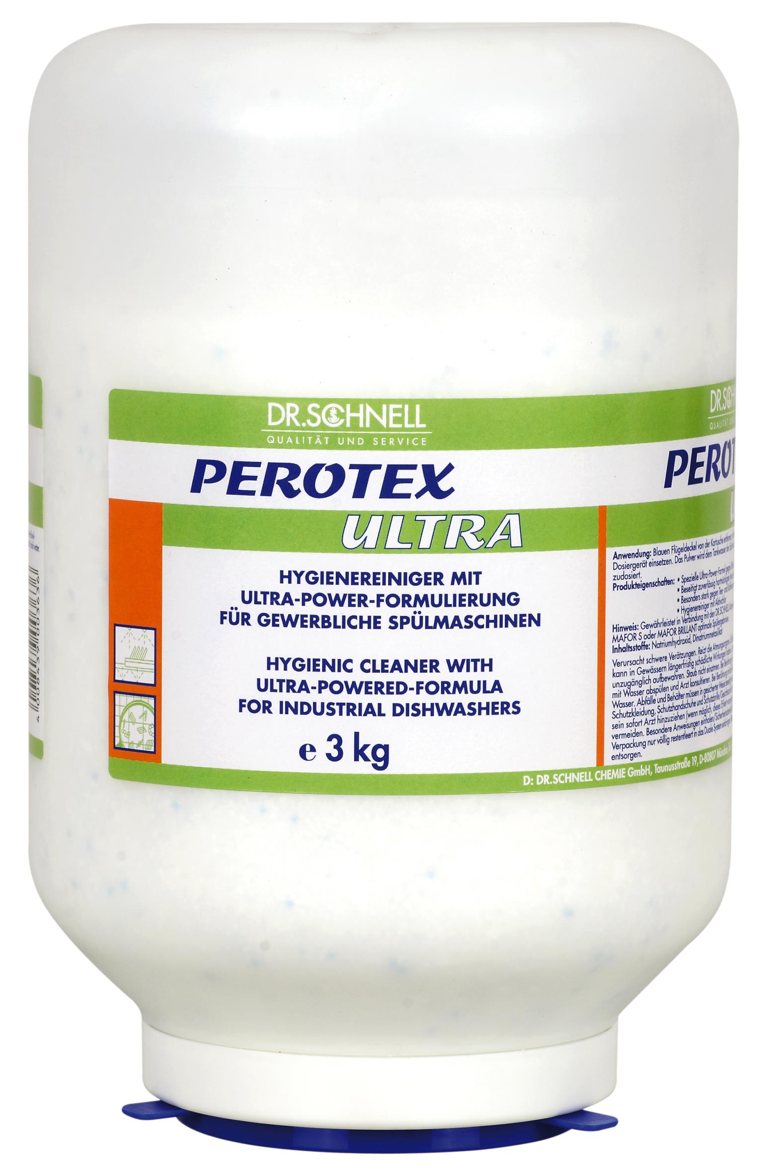 REINIGUNGSMITTEL DR.SCHNELL  Perotex Ultra, 3 kg Flasche, 4 Fl.