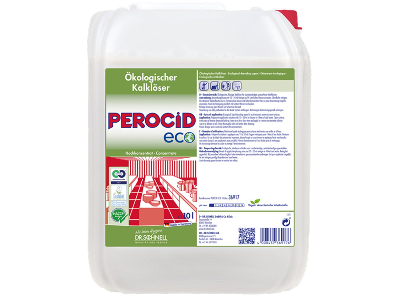 REINIGUNGSMITTEL DR.SCHNELL  PEROCID ECO, 10 Liter Kanister