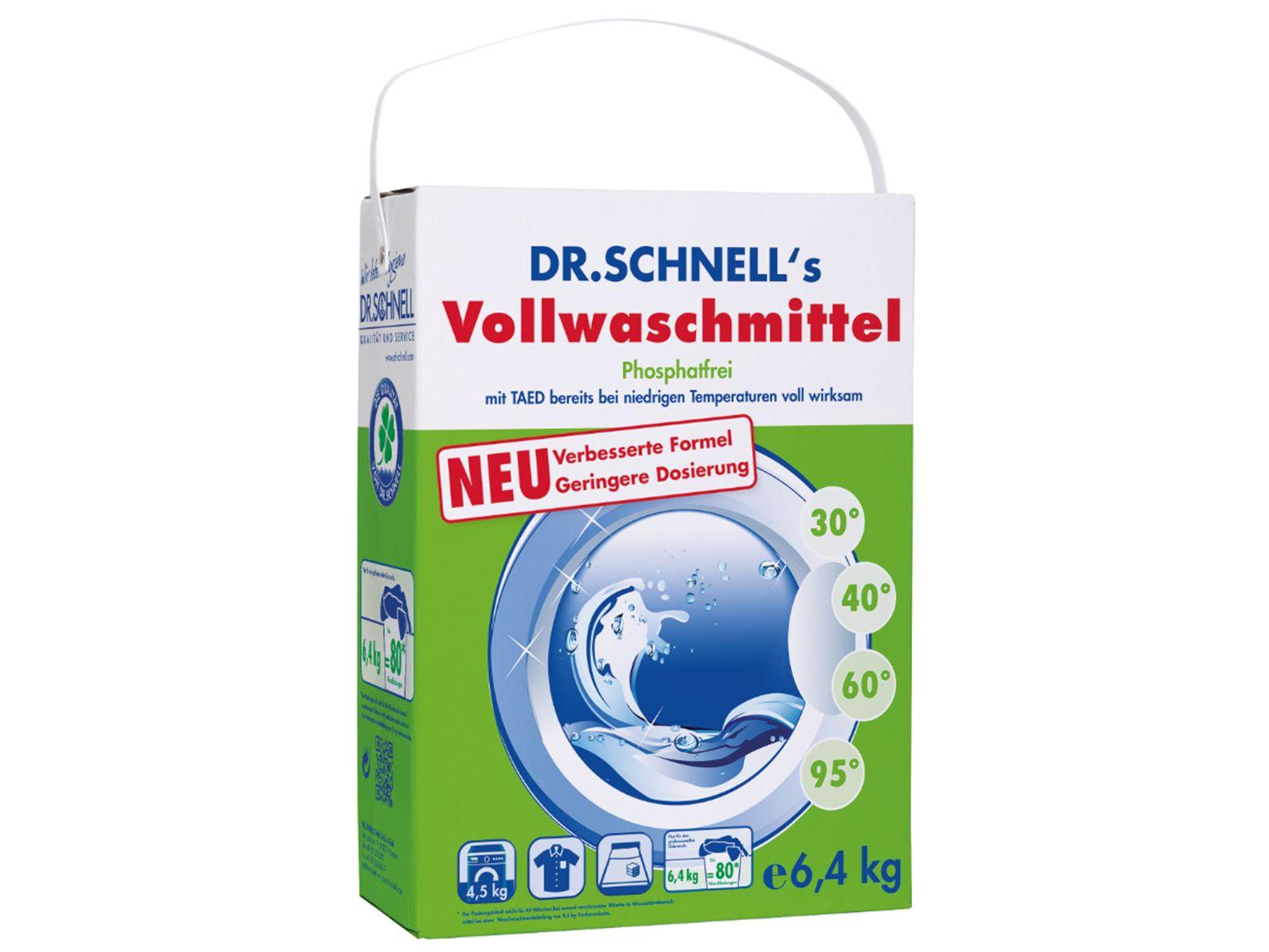 REINIGUNGSMITTEL DR.SCHNELL  Vollwaschmittel Dr. Schnell, 6.4 kg