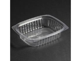 SCHALE  450 ml, rechteckig, OPS, glasklar