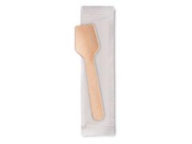 GLACELOEFFEL HOLZ  Länge 95 mm, Holz, einz. verpackt - Scheitlin Papier GLACELOEFFEL HOLZ  Länge 95 mm, Holz, einz. verpackt
