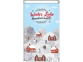 SEITENFALTENBEUTEL WINTER-LIEBE  17 x 5 x 28 cm, Grösse 2, "Winter-Liebe" - Scheitlin Papier SEITENFALTENBEUTEL WINTER-LIEBE  17 x 5 x 28 cm, Grösse 2, "Winter-Liebe"