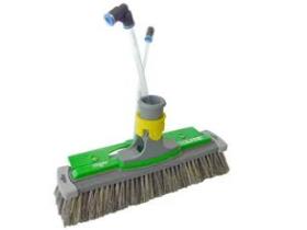 UNGER HIFLO WASSERSTANGENSYSTEM  HiFlonLite Naturhaarbürste,kurz,40cm