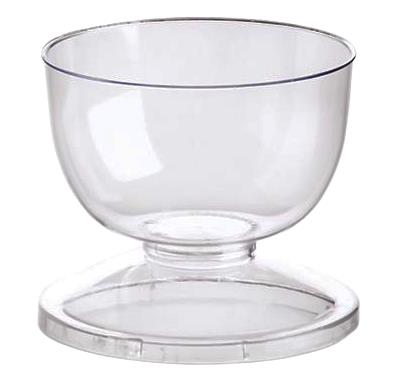 BECHER DANIELA TRANSPARENT  115 ml, ø 72 mm Höhe 64 mm, inkl. Boden