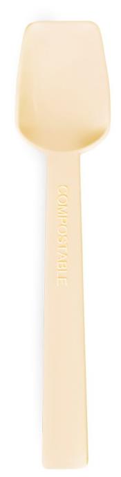 GLACELOEFFEL BIO  Länge 95 mm, BIO Kst., beige., lose