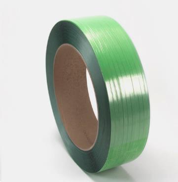 UMREIFUNGSBAND PET  15.5 x 0.9 mm, grün, Kern 406/150 mm