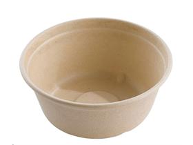 SCHALE BAGASSE  500 ml, rund, ø 15 cm, Höhe 6 cm