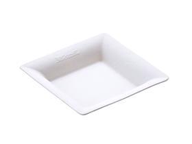 TELLER BAGASSE FINGERFOOD  quadratisch, 6.5 x 6.5 cm, weiss - Scheitlin Papier TELLER BAGASSE FINGERFOOD  quadratisch, 6.5 x 6.5 cm, weiss