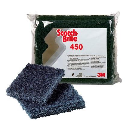 HAND-PAD SCOTCH-BRITE  "SB450", 95 x 158 mm, blau