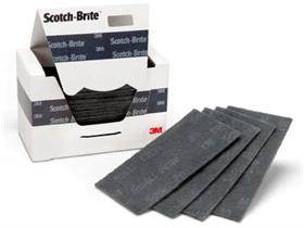 PAD HAND-PAD SCOTCH-BRITE  "SB76", 95 x 158 mm, schwarz - Scheitlin Papier PAD HAND-PAD SCOTCH-BRITE  "SB76", 95 x 158 mm, schwarz
