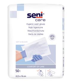 WASCHHANDSCHUHE SENI  Seni Waschhandschuh, foliert