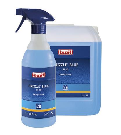 REINIGUNGSMITTEL BUZIL  Drizzle blue, 0.6 Liter Flasche