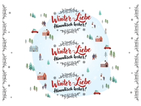 EINWICKELPAPIER WINTER-LIEBE  Rolle 50 cm, "Winter-Liebe" - Scheitlin Papier EINWICKELPAPIER WINTER-LIEBE  Rolle 50 cm, "Winter-Liebe"