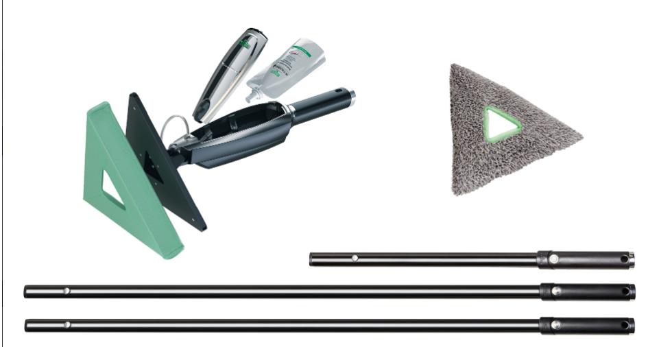 UNGER GLASREINIGUNG  Stingray Innenreinigungs- Set330